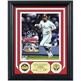 Shane Victorino Autographed 24KT Gold Coin Photo Mint
