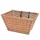 Basil Darwin Wicker Front Bicycle Basket for Animals (Large)