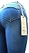J&C Premium Blue/Dark Blue Soft Stretch Women's Denim Jeans Skinny Leg Pants