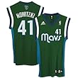 Dirk Nowitzki Jersey: adidas Green Replica #41 Dallas Mavericks Jersey