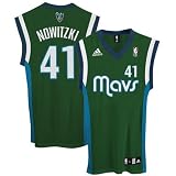 Dirk Nowitzki Jersey adidas Green Replica #41 Dallas