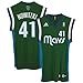 adidas Dallas Mavericks #41 Dirk Nowitzki Green Replica Basketball Jersey