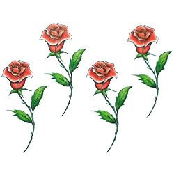 Delicate Roses Temporary Tattoo Body Art