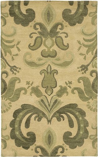 Surya Studio Sr-106 3 x 5 Beige Avocado Fern Area Rug Surya Studio Sr-106 3 x 5 Beige Avocado Fern Area Rug