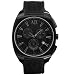 A|X Armani Exchange Black Square Chrono Watch title=