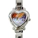 Limited Edition Violano Italian Charm Heart Watch Victorian Mouse