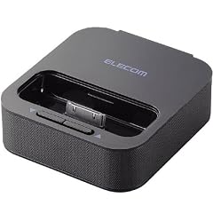 ELECOM iPod Dock型スピーカー/4th nano対応/充電機能付/ブラック ASP-P102BK