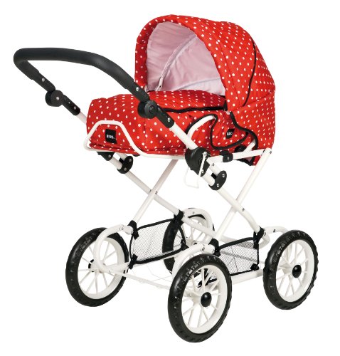 Brio AB 24890331 - Puppen-Combiwagen, rosa mit weiss Punkten Preisvergleich