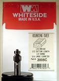PART #2005C CARBIDE-TIP 2 FLUTE ROUND-OVER (CORNER ROUND) BIT W/ BB GUIDE 1/8 RADIUS X 3/4 DIA