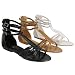 Glaze by Adi Croc Print T-Strap Flat Sandal