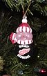 NHL Detroit Red Wings LED Lighted Hockey Puck Snowmen Christmas Ornament
