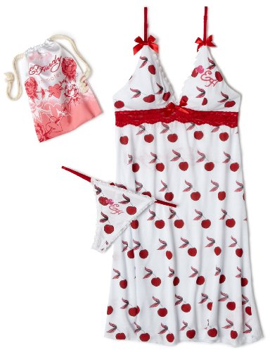 Ed Hardy Women's Valentines Day Lingerie Set