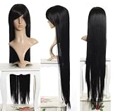 Cosplayland - 110cm First-Class extra-long Witch Daily Theater Wig - Black