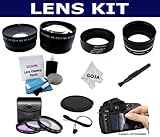 52MM 2.5X High Definition Telephoto with front and rear lens cap + 0.45X Wi ....