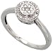 14k White Gold 5/16 (8mm) wide Ring, w/ 0.18 Carat Brilliant Cut Diamonds