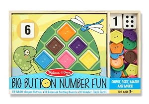 Melissa & Doug Big Button Number Fun