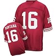 San Francisco 49ers #16 Joe Montana Throwback Red NFL Jersey