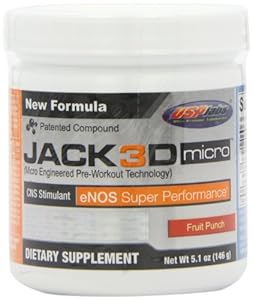 Usp Labs Jack 3D Micro, Fruit Punch, 5.1 Ounce