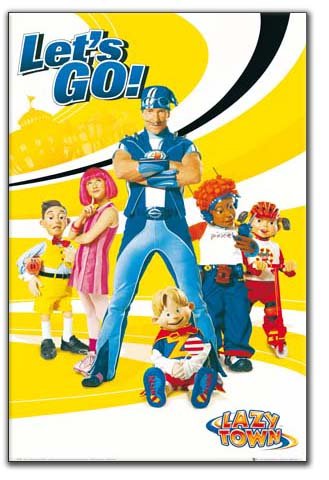 GB - Lazy Town (Decorative Panel 23.4 X 35.1 inches)