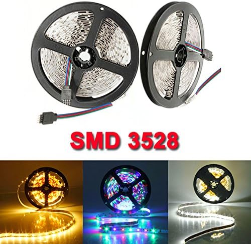 5M 300 LEDs SMD 3528 Flexible LED Strip Light Non-Waterproof DC 12V.