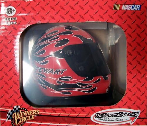 Tony Stewart Replica 1/6th Scale #14 Helmet Winners Circle Mounted Inside Hard Acrylic Display Case