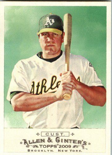 2009 Topps Allen & Ginter Baseball Card #207 Jack Cust Oakland Athletics - MINT Condition - Shipped In Protective ScrewDown Display Case!