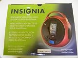Insignia Ns-bipcd01 Cd Ipod & Iphone Boombox Fm Radio Speaker System