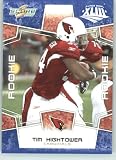 2008 Donruss / Score Limited Edition Super Bowl XLIII Blue Border # 408 Tim Hightower (RC - Rookie Card) Arizona Cardinals - 2008 NFC Champion - NFL Trading Card in a Prorective Screw Down Display Case