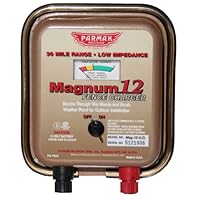 Parmak MAG12-UO 12-Volt Magnum Low Impedance Battery Operated 30-Mile Range Electric Fence Charger