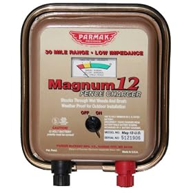Parmak Magnum Low Impedance 12 Volt Battery Operated 30 Mile Range Electric Fence Charger... from Electric Fences