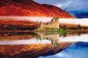 Kilchurn Castle (On Water) Art Poster Print - 24" X 36"