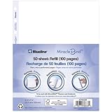 BLUELINE Miraclebind Plain Refill Sheets, 9.25" x 7.25", 50 Sheets (AFP9050R)