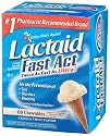 Lactaid Fast Act Lactase Enzyme Supplement, Chewable Tablet, Vanilla Twist 60 ea