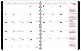 Brownline 2012 Monthly Planner, 14 months (Dec-Jan), Twin-Wire, Black, 11 x 8.5-Inches (CB1262.BLK)