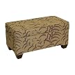Willow Storage Bench - Eggplant
