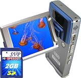 SVP HDDV-2880Bu 16MP Max TOUCH BUTTON 2.5-inch 270 DEGREE LCD Digital Video Camcorder + FREE 2GB High Speed SD Memory Card
