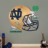 NCAA Notre Dame Fighting Irish Golden Dome Helmet Fathead Real Big Decals, 56"W x 47"H