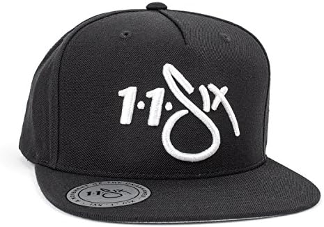116 'Logo' Snapback Hat black