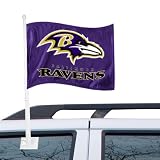 NFL Baltimore Ravens Purple Car Flag-