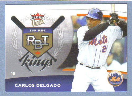 2006 Ultra Rbi Kings RBI15 Carlos Delgado New York Mets (Baseball Cards)