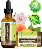 ORGANIC APRICOT KERNEL OIL Australian. 100% Pure / Virgin / Unrefined Cold Pressed Carrier Oil. 2 oz-60 ml. For Face, Hair and Body