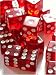 24 Pc Red Dice - Big Bag of Dice!