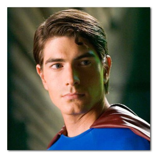 Brandon Routh Color Box Canvas Print Gallery Wrapped - 12x12 Inches (Superman Returns)