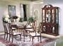 7pc Centennial"cherry"oval Queen Anne Table/side, Arm Chairs