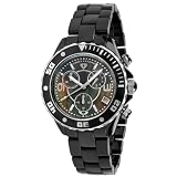 Swiss Legend Men's SL-30050-BKBSR Karamica Collection Chronograph Black Ceramic Watch