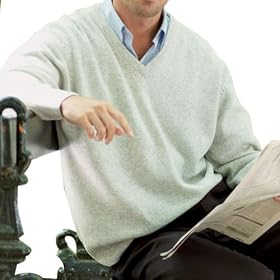 Henbury Lambswool V-Neck Jumper