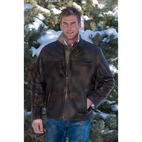 Mens Shearling Car Coat