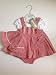 Caramell Baby Girl 4-Piece Set, Dress, Top, Bottom, Hat, Size 6-9 months