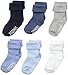 Jefferies Socks Unisex-Baby Non-Skid Turn Cuff 6 Pair Pack