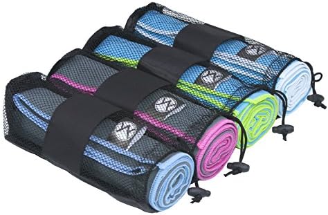Youphoria Sport Towel and Travel Towel - Super Absorbent and Quick Drying! Free Mesh Carry Bag - Camping, Beach, Golf, Sports, Yoga, Pool, Gym or Bath. 100% Satisfaction Guarantee!